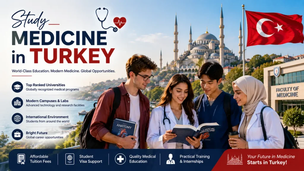 study medicine in Turkey at internationally recognized universities