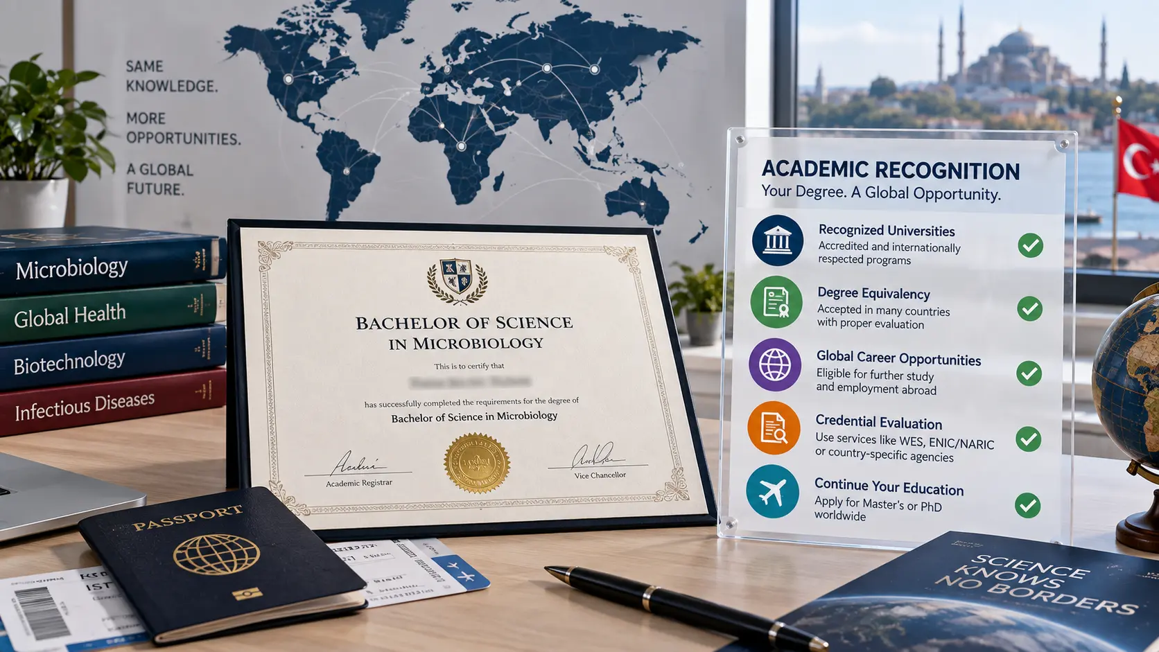 International recognition of microbiology degrees from Turkey