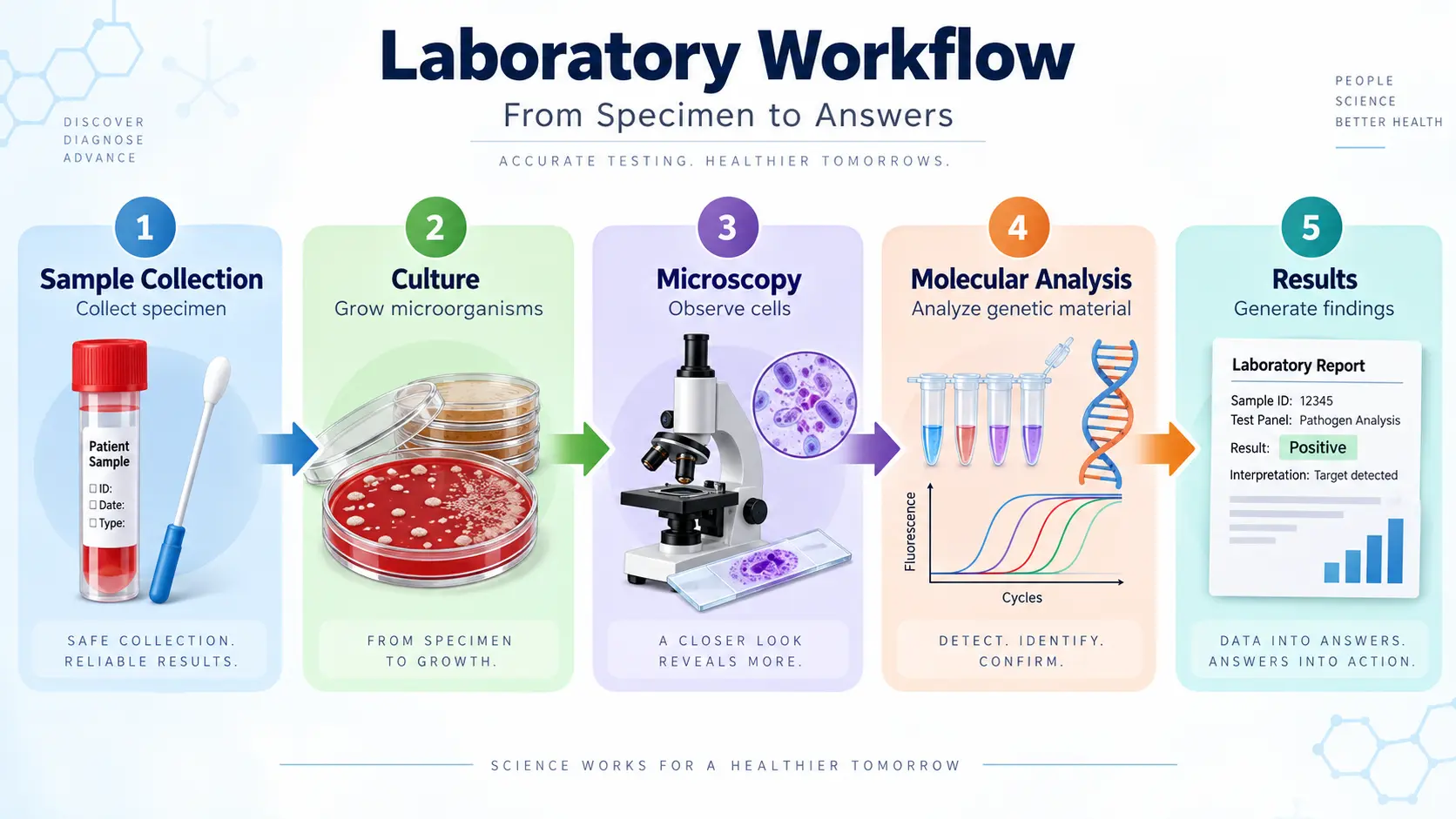 Microbiology laboratory methods taught at university