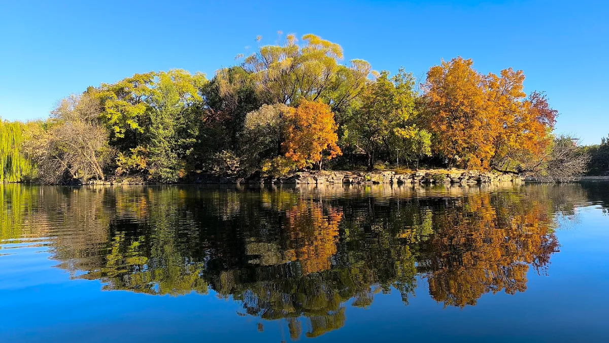 Weiming Lake at Peking University, one of the best universities in China for international students