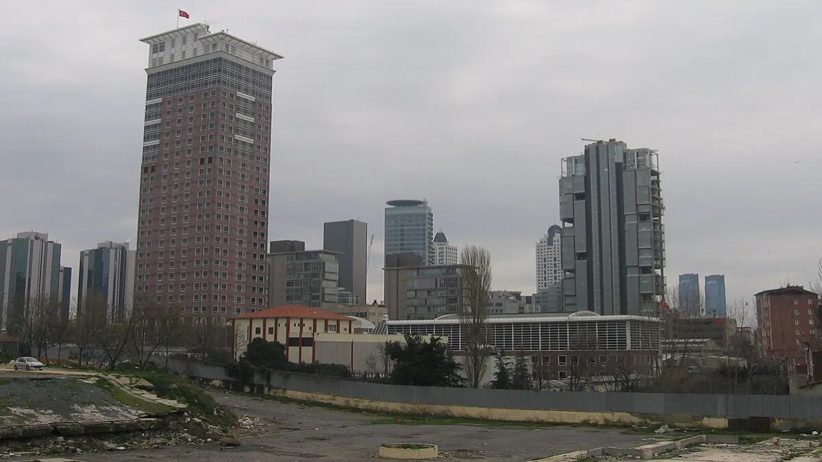 Apartment buildings in Istanbul