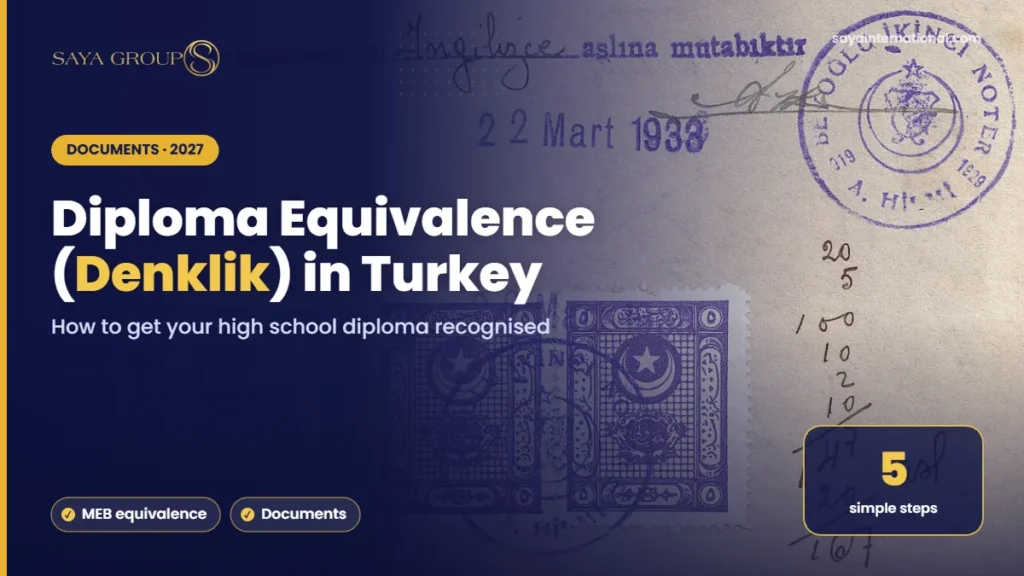 Diploma Equivalence (Denklik) in Turkey – How to get your high school diploma recognised