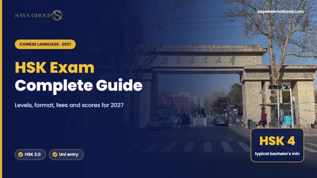 HSK exam guide - south gate of Beijing Language and Culture University