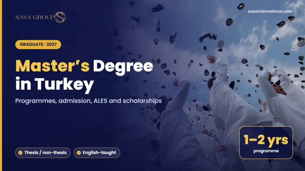 Master’s Degree in Turkey – Programmes, admission, ALES and scholarships