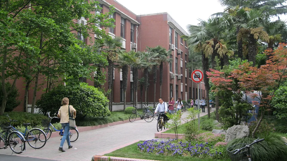 Main building of Fudan University in Shanghai