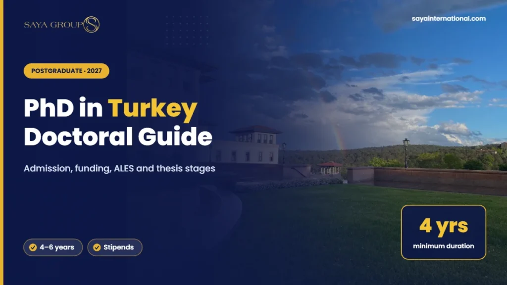 PhD in Turkey doctoral programmes guide 2027