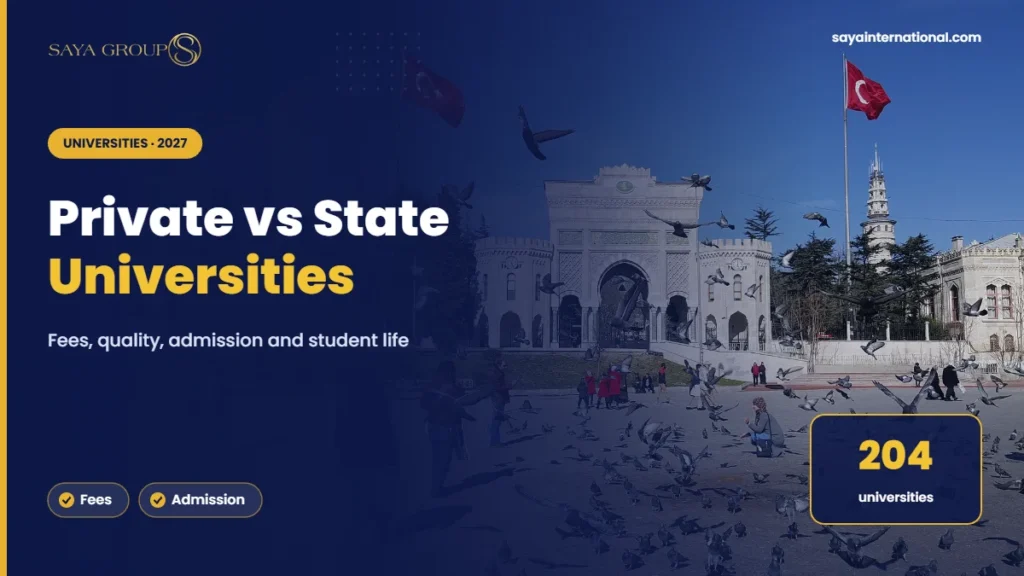 Private vs State Universities in Turkey – fees, quality, admission and student life