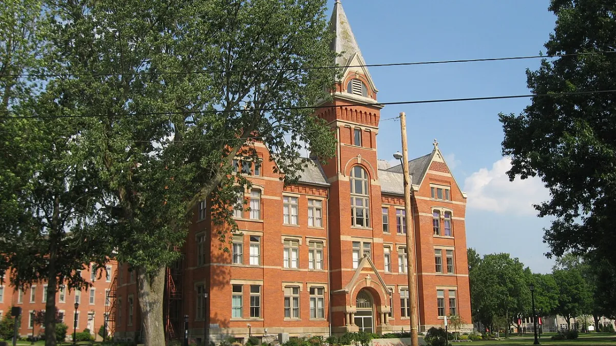 A historic university building