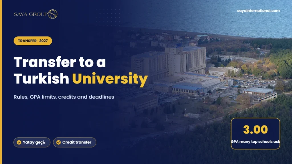 How to transfer to a Turkish university in 2027