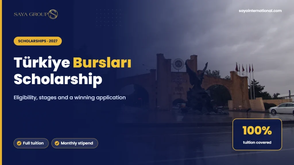 Türkiye Bursları scholarship 2027 guide
