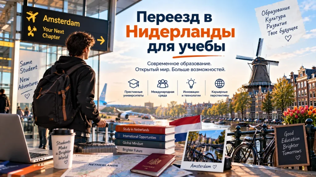 Переезд в Нидерланды для учебы