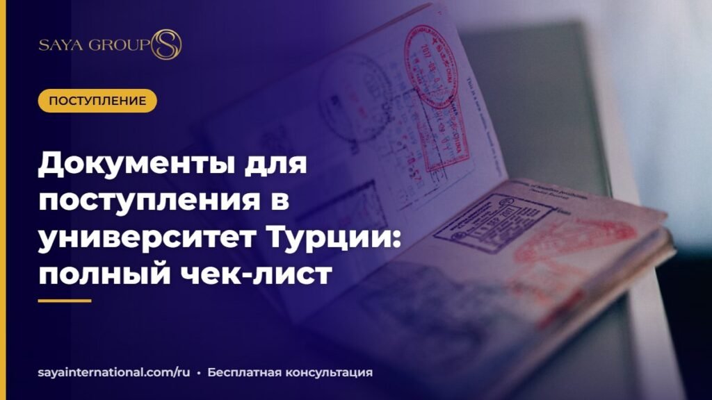 Папка с паспортом и аттестатом — документы для поступления в Турцию