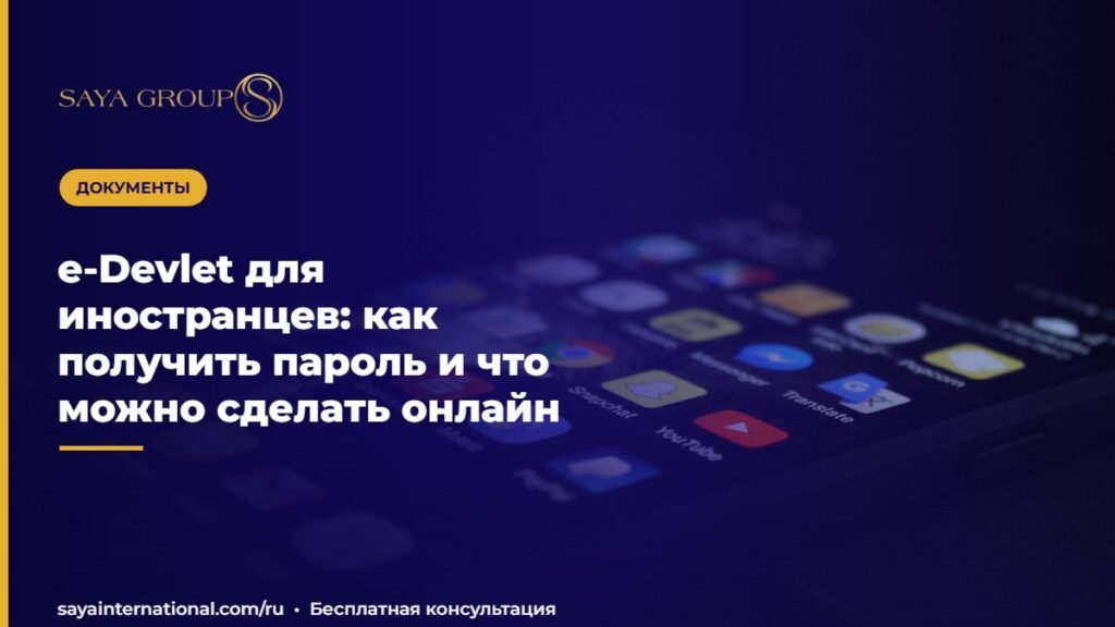 e-Devlet для иностранцев: как получить пароль и что можно сделать онлайн