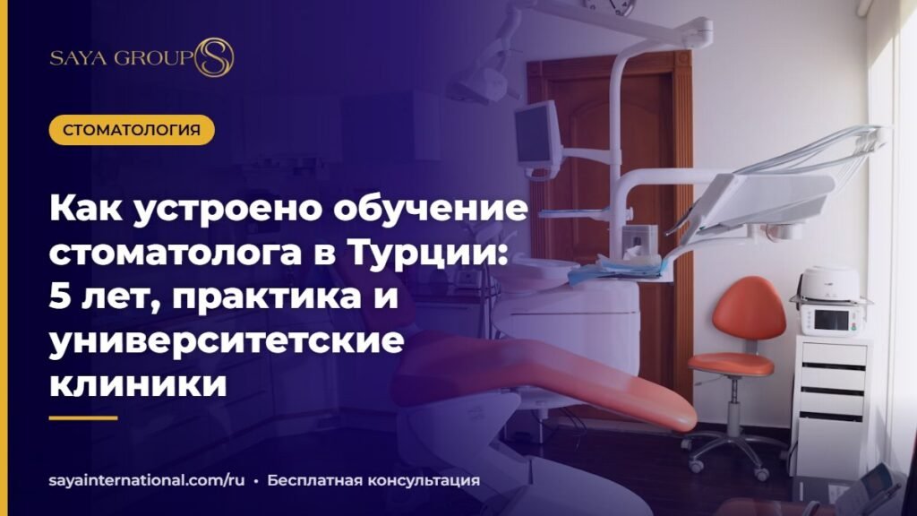 Студент-стоматолог работает на фантоме в учебной лаборатории — обучение стоматолога в Турции