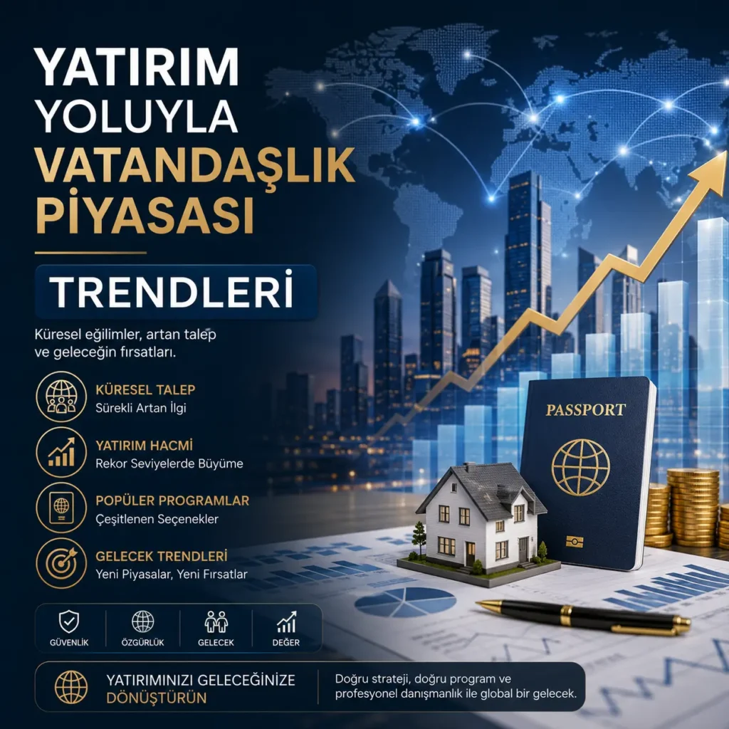 Yatırım Yoluyla Vatandaşlık Piyasası Trendleri
